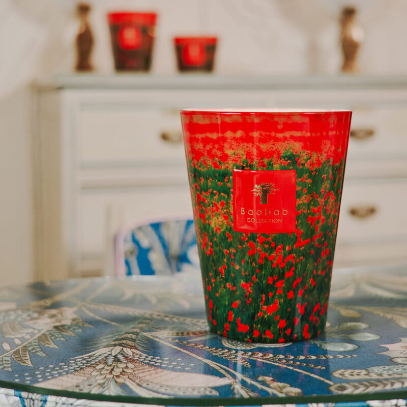 Bougie Arty Flowers Poppies